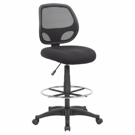 BOSS OFFICE PRODUCTS Commercial Grade Mesh Drafting Chair - Armless B16605